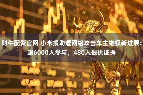 财牛配资官网 小米援助遭网络攻击车主维权新进展：超6000人参与，480人提供证据